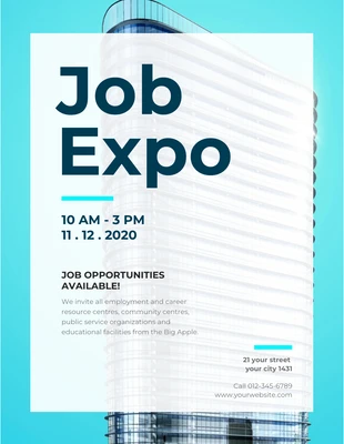 business  Template: Job Expo Flyer