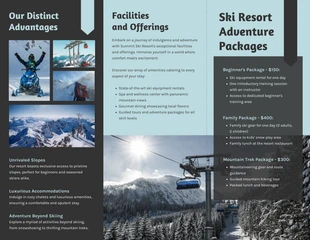 Ski Resort Adventure Brochure - صفحة 2