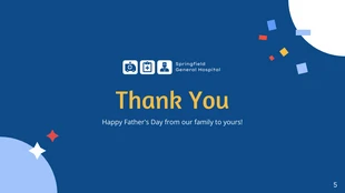 Blue And White Simple Ilustration Father's Day Presentation - Seite 5