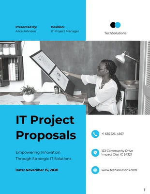 premium  Template: IT Project Proposals