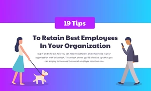 business  Template: Gradient Retaining Employees eBook
