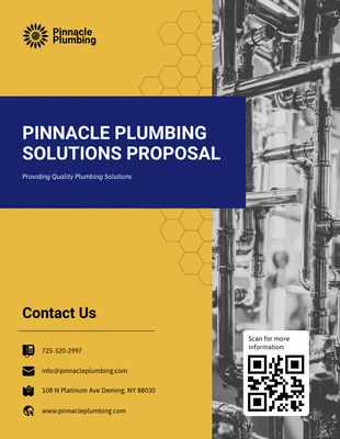 business  Template: Plumbing Services Proposals