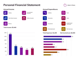 Free  Template: Financial Statement Template