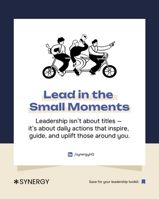 business  Template: Everyday Leadership LinkedIn Post Template