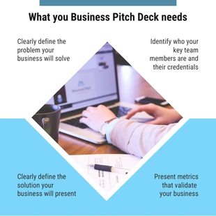 Free  Template: Postagem no Instagram do Business Pitch Deck
