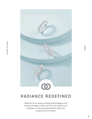 premium  Template: Clean Minimalism Jewelry Catalogs