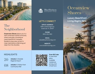 Free Template: Brochure marketing immobilière