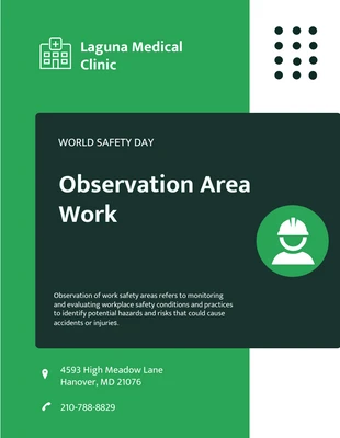 Free  Template: Green Dots Segurança Corporativa do Trabalho