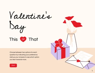 Free  Template: Pink and Red Valentines Day Presentation