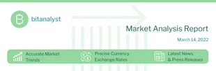 business  Template: Banner e-mail Bitcoin verde chiaro