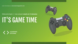 premium  Template: Lime General Twitch Banner