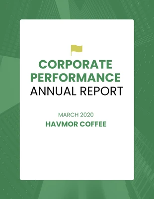 business  Template: Corporate Performance
