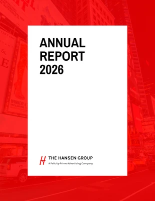 Free and accessible Template: Corporate Annual Report