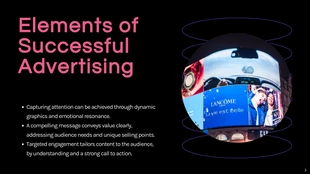 Modern Black Pink Advertising Presentations - صفحة 3