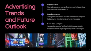 Modern Black Pink Advertising Presentations - صفحة 5