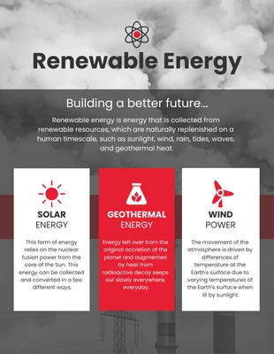 premium  Template: Energías renovables