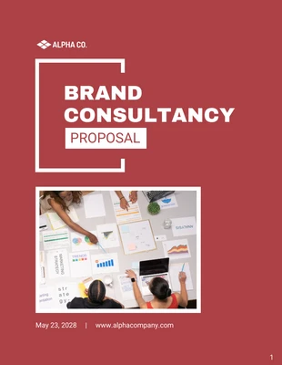 Free  Template: Brand Consultancy Proposal