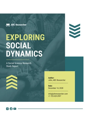 Free  Template: Social Science Research Report