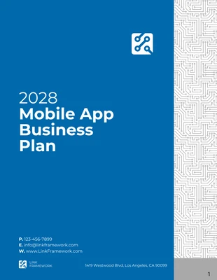 business  Template: Modelo de plano de negócios de aplicativos