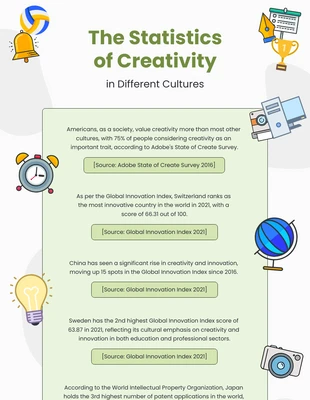 Free  Template: Green Simple Creative Infographic