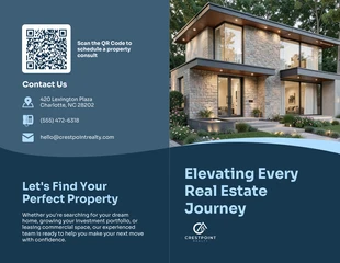 Free Template: Brochure de société immobilière