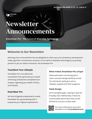 premium  Template: Product Launch Announcement Newsletter