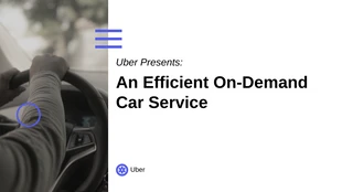 Free  Template: Plataforma de presentación Uber