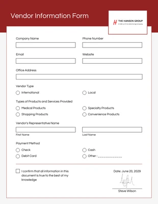 Free  Template: Maroon Professional Lead Generation Forms