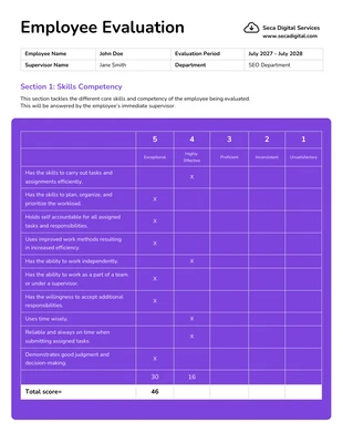 Free  Template: Evaluation Plan Template