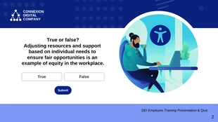 DEI Training for Employees Quiz Presentation - Pagina 2