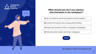 DEI Training for Employees Quiz Presentation - Pagina 3