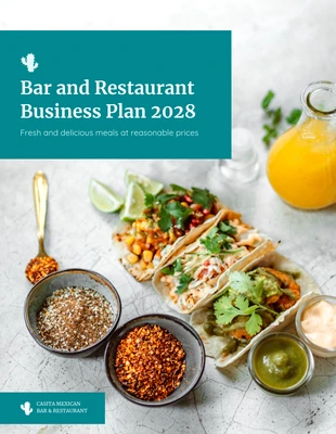 business  Template: Modello di business plan per bar