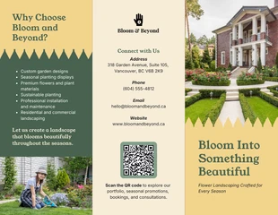 premium  Template: Landscape Trifold Brochure