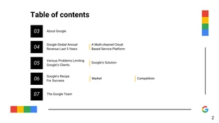 Clean and Simple Google Pitch Deck Template - Pagina 2