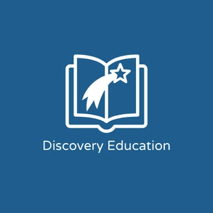 Free  Template: Discovery Education Logotipo de empresa
