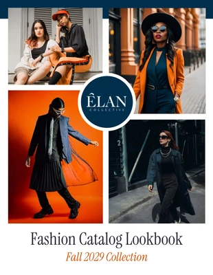 premium Template: Modello di catalogo lookbook di moda