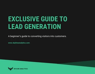 premium  Template: Guide de génération de leads eBook