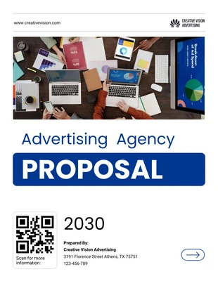 business  Template: Vorlage für einen Werbeagenturvorschlag
