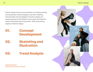 Orange Purple Yellow Fashion Cool Presentation - Seite 2