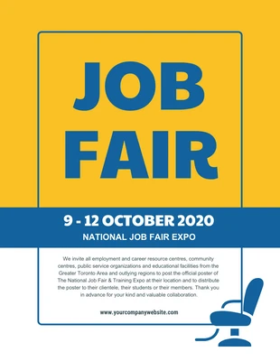 business  Template: Job Fair Flyer