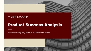 business  Template: Modèle d'analyse de réussite de produit modifiable