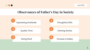 Soft Green Illustration Father's Day Presentation - صفحة 3