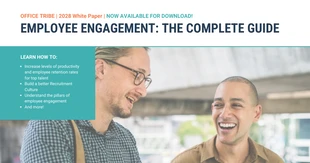 Free  Template: Guide de l'engagement pour l'emploi LinkedIn Post