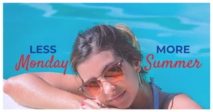 Free  Template: Summer Days Facebook Post