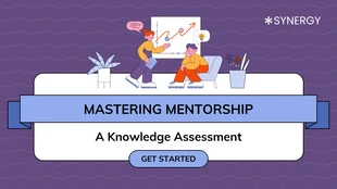 business interactive Template: Présentation du quiz sur le style de mentorat