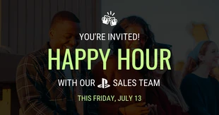 premium  Template: Post su LinkedIn dell'Happy Hour