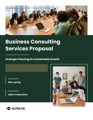 premium  Template: Business Consulting Services Proposal