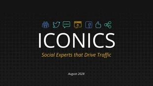 business  Template: Iconics Pitch Deck