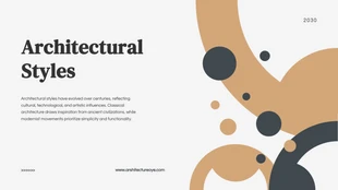 Gray And Orange Simple Architecture Presentation - Seite 3