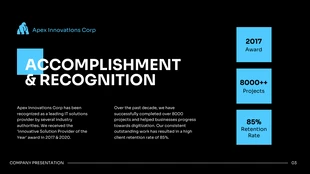 Black And Blue Ssimple Company Presentation - Seite 4